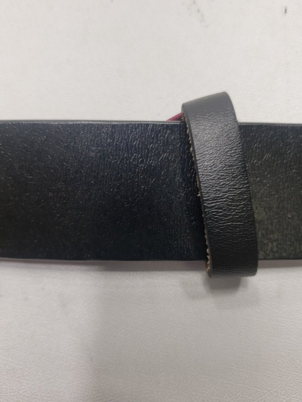 Gucci Double G GG Buckle Black Leather Belt Gold Tone 223891 Size 120/48 Italy - Picture 4 of 9